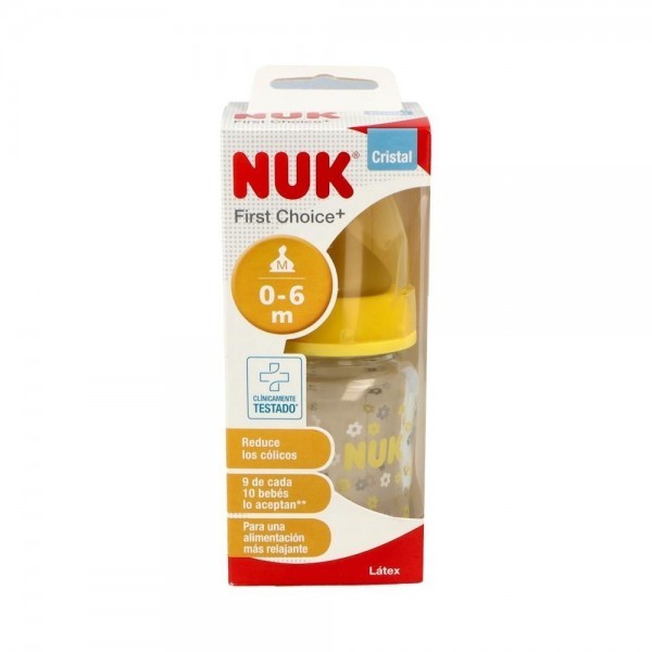 Biberon Nuk Cristal Cj Fc Lat 1M 120 Ml 1 U
