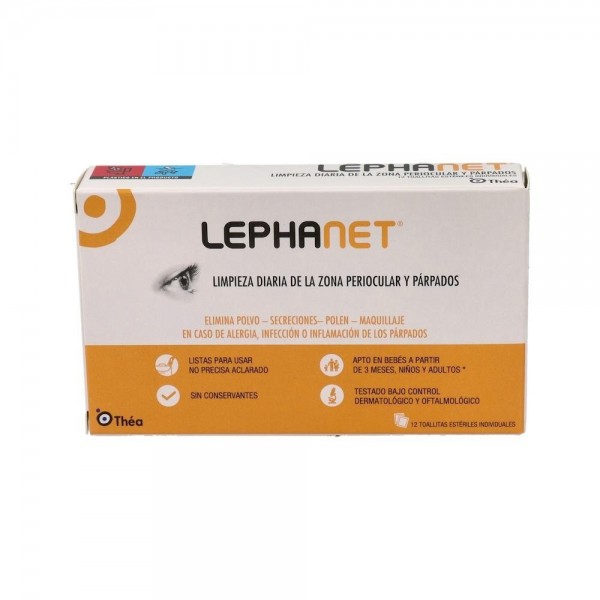 Lephanet Toallitas Ojos Esteril 12 U