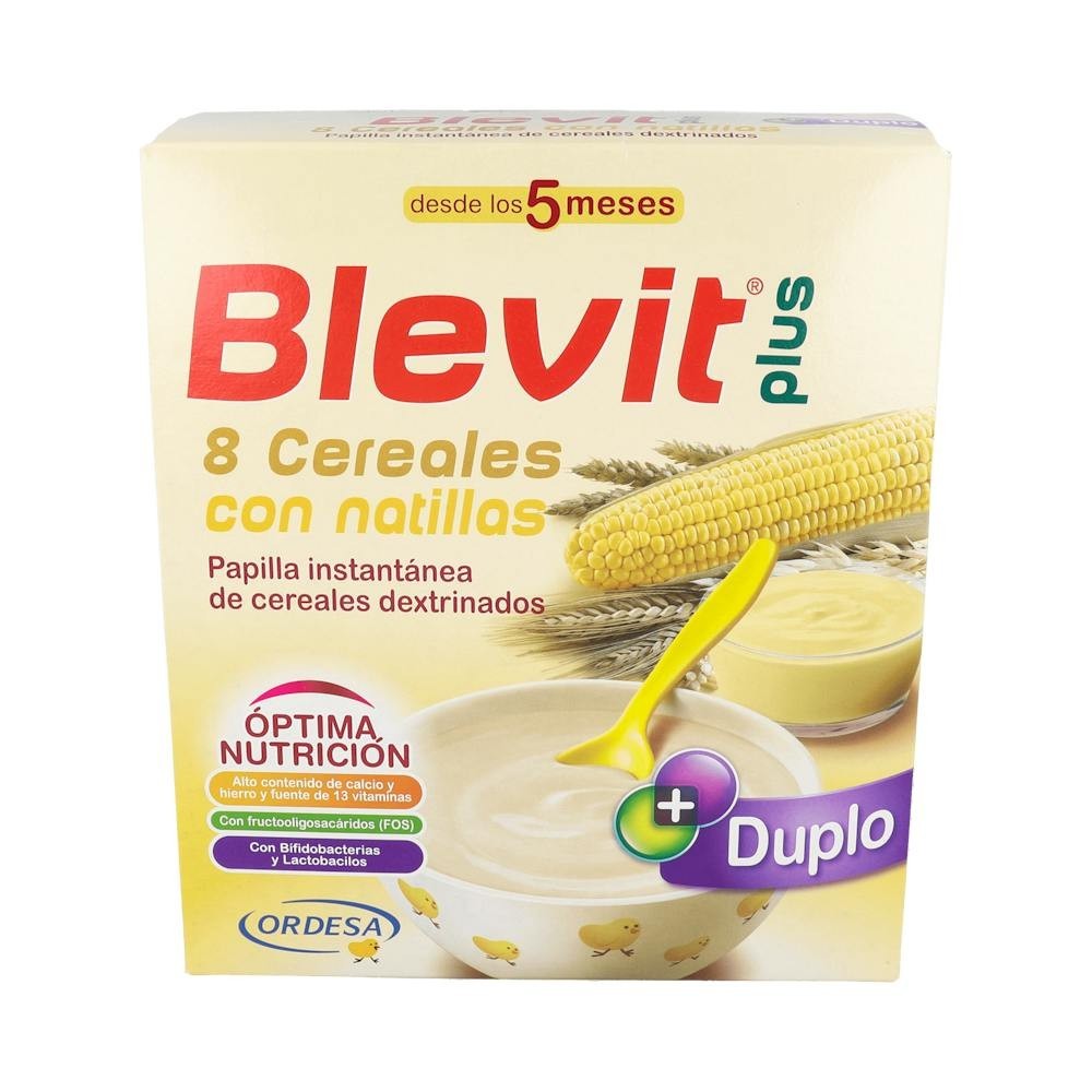 Blevit Plus Duplo 8 Cereales Natillas 600 G