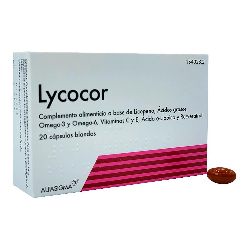 LYCOCOR 20 cap. blandas