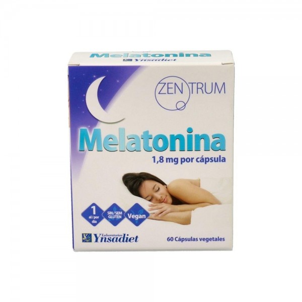 Ynsadiet Zentrum Melatonina Pure + 60 Caps