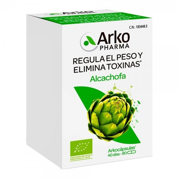 Arkocápsulas Alcachofa BIO 80 Cápsulas Arkopharma