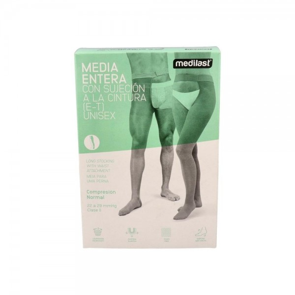 Panty Medilast Nor Suj Cint Der C/Punt Beige T/M 23-26 Cm...