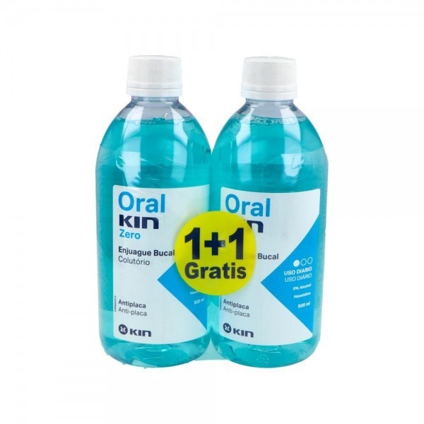 Oralkin Zero Enj 500 Ml Pack 2X1
