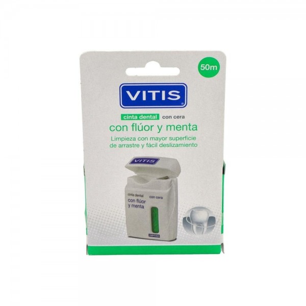 Cinta Dental Vitis Fluor-Menta 50M