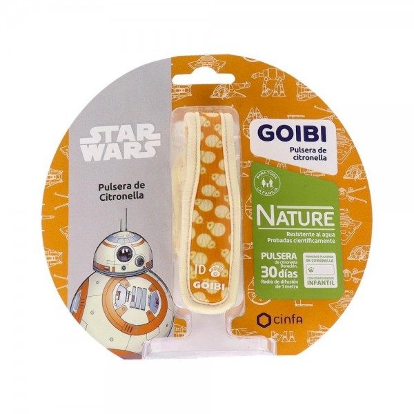 Goibi Pulsera Antimosquitos Citronella Star Wars Bb8