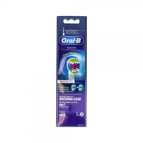 Oral B Recambio 3D White 2 Un