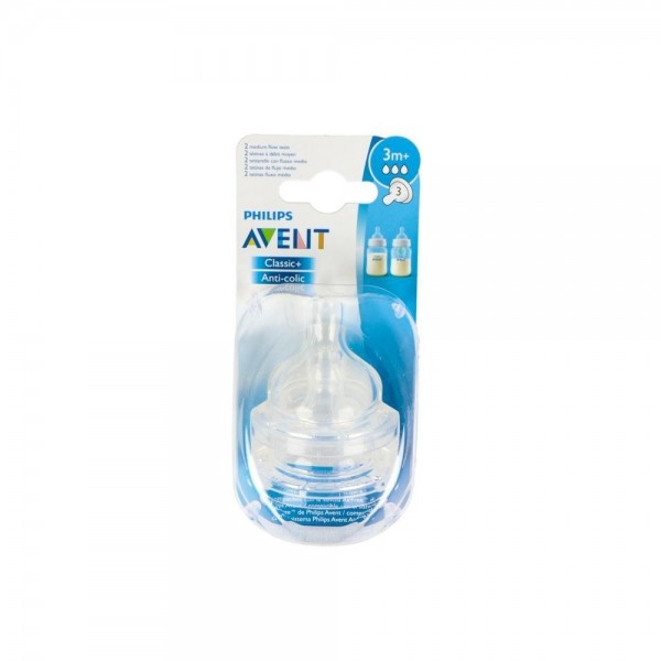 Tetina Avent Sil 3Ag F-Med 2U 1649
