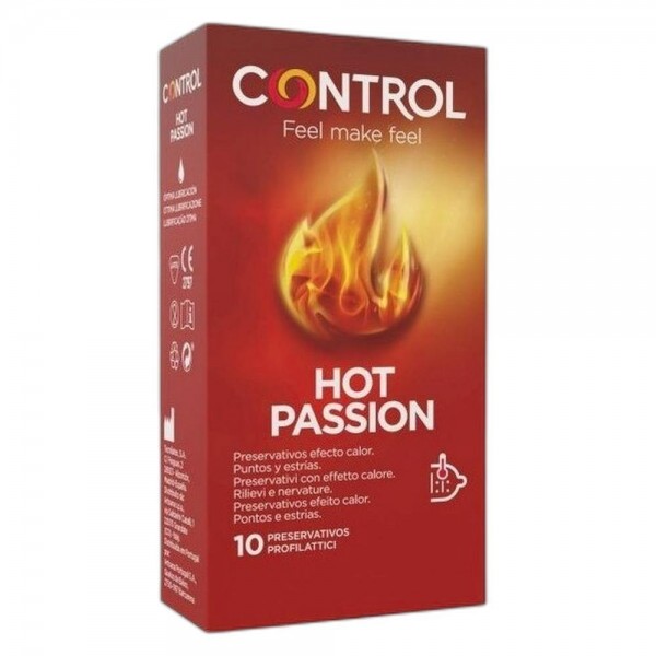 Control preservativo Hot Passion 10 uds