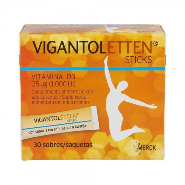 Vigantoletten Granul Vit D3 Sticks 30 Sobres