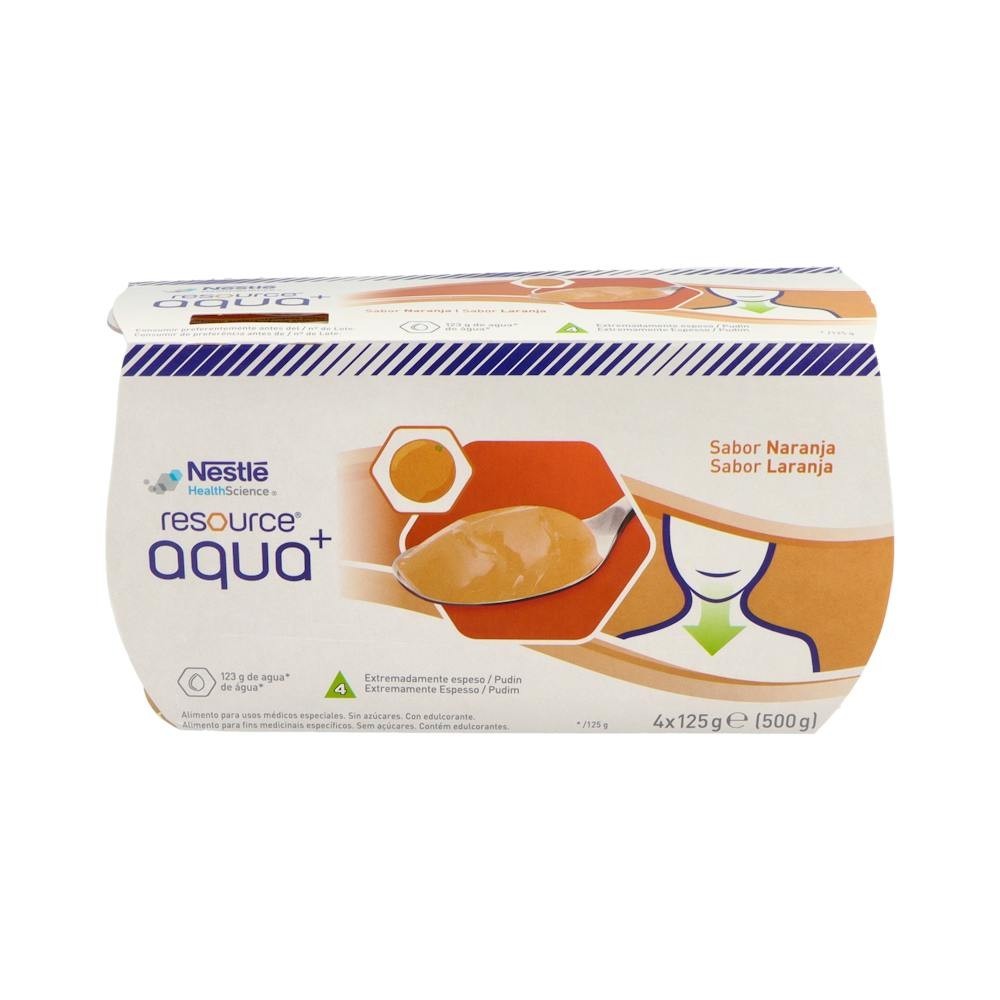 Resource Agua Gel Naranja 4X125 G