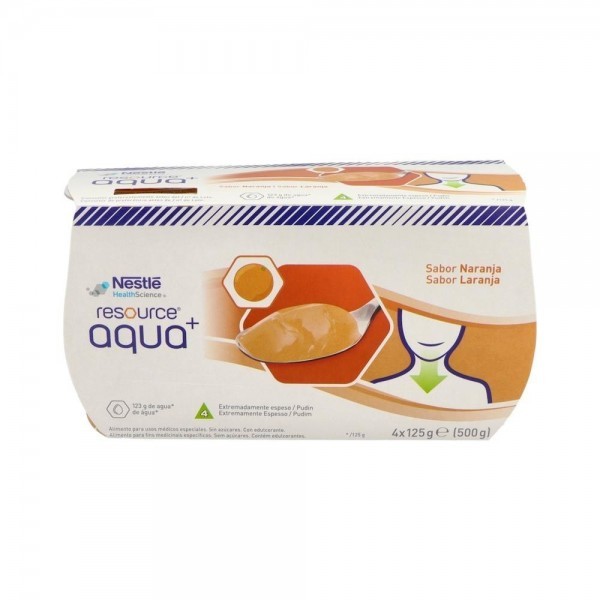 Resource Agua Gel Naranja 4X125 G