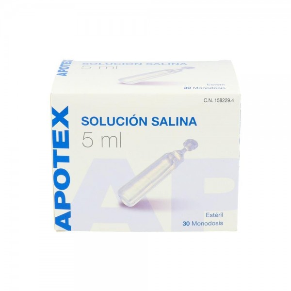 Solucion Salina Fisiol Apotex 5 Ml 30 Monodosis