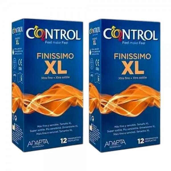 Profilactico Control Finissimo Xl 12+12 Pack Megaahor
