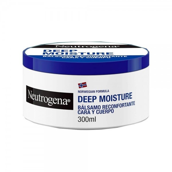 Neutrogena Fórmula Noruega Hidratación Profunda Bálsamo Reconfortante (300 ml), crema hidratante corporal y facial con tecnologí