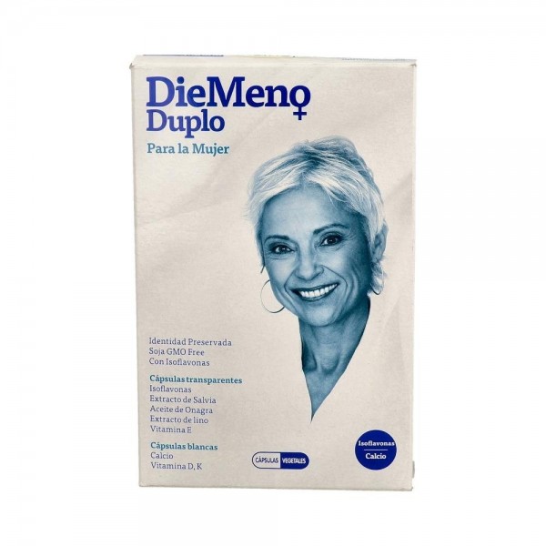 DIEMENO DUPLO 30cap.blancas y 30cap.transparentes