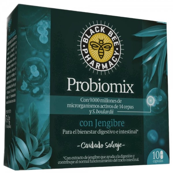 Black Bee Probiomix Probioticos 10 Caps
