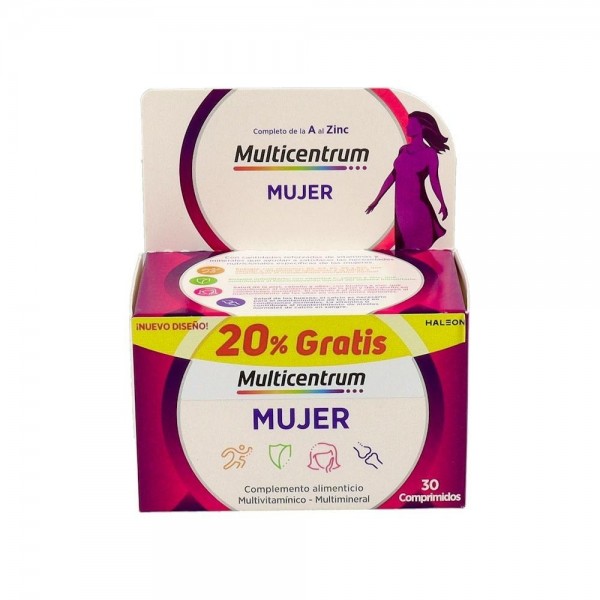 Multicentrum Mujer 30 Comp +20%
