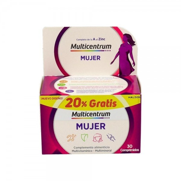 Multicentrum Mujer 30 Comp +20%