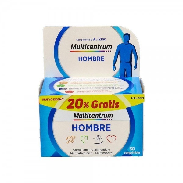 Multicentrum Hombre 30 Comp +20%