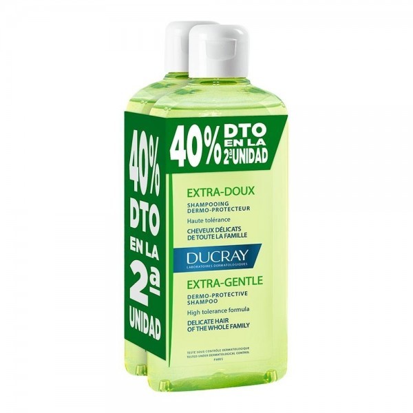 Ducray Champú Equilibrante dermoProtector uso frecuente 2x400ml