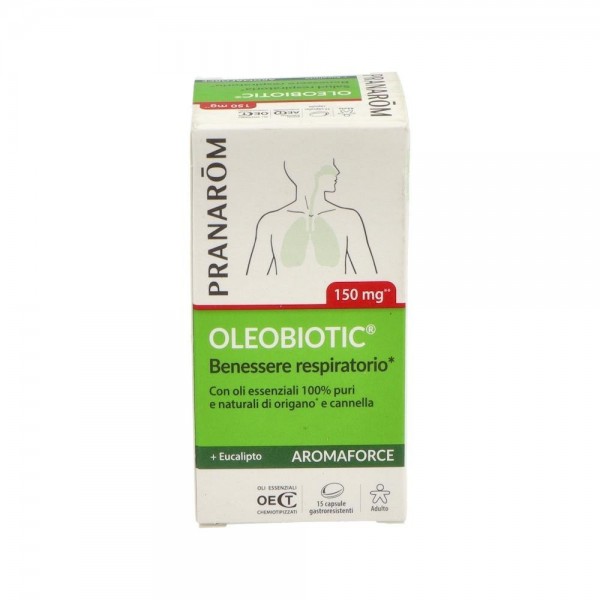 Pranarom Oleobiotic 15 Capsulas