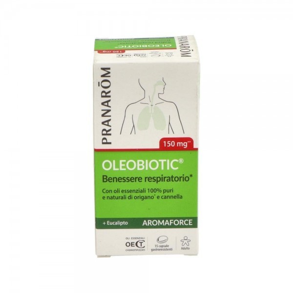 Pranarom Oleobiotic 15 Capsulas