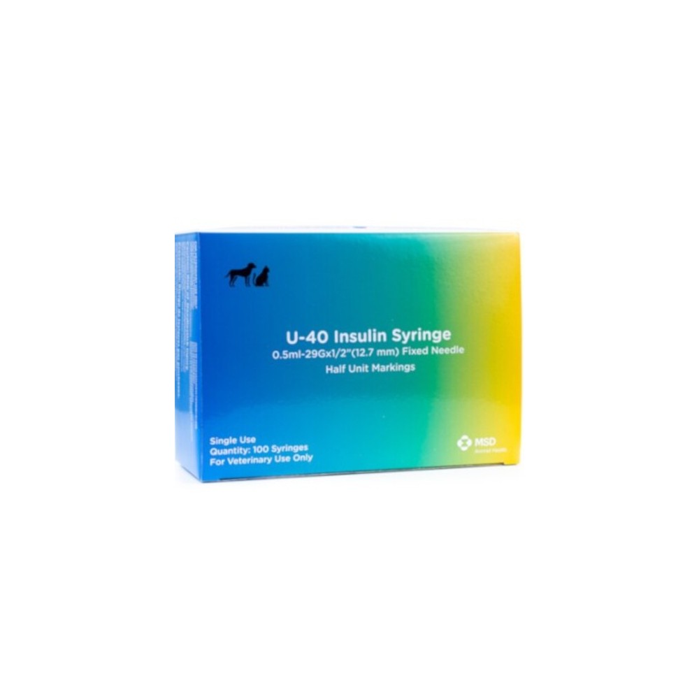 Jeringa insulina 40 U.I 0.5 ml (12.7MM) y Aguja...