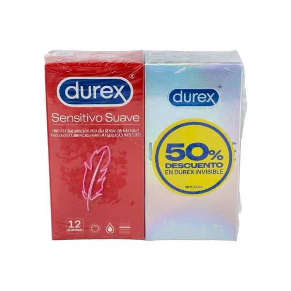 Durex Duplo Sensi Suave + Invisible