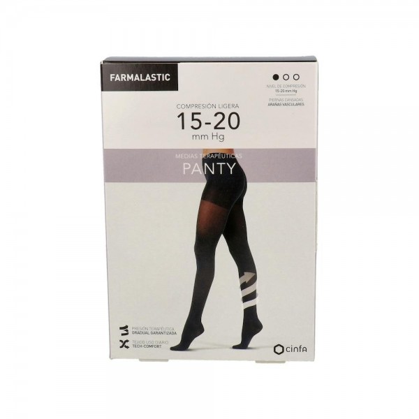 Farmalastic Panty Lig 15-20 Mmhg Negro T/L T: 24-26 P:...