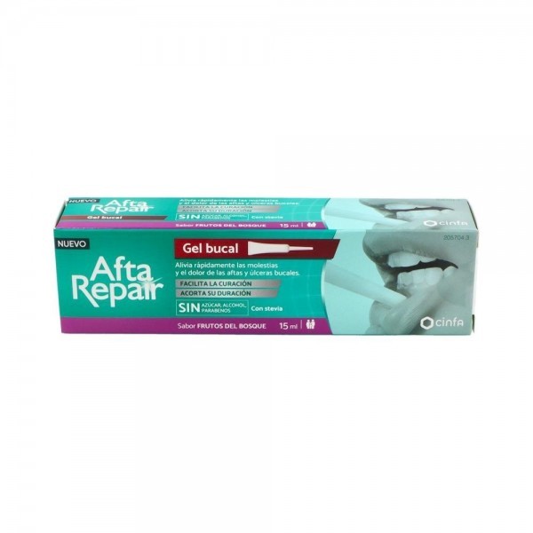 Afta Repair Gel Sabor Frutos Bosque 15 Ml
