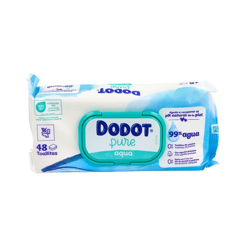 Dodot Toallitas Aqua Plastic Free 1X48