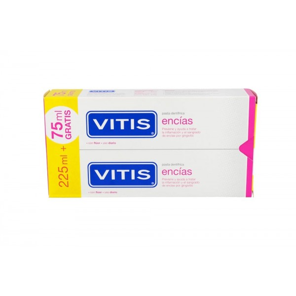 Vitis Encias Pack Pasta 150 Ml X 2 U (75 Ml Gratis)