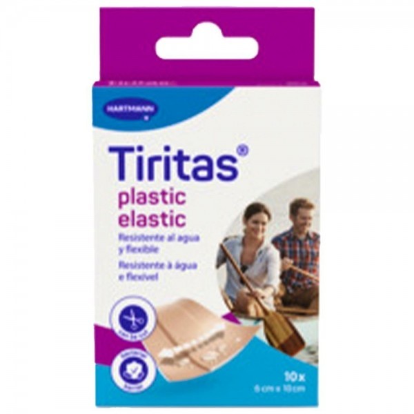 Tiritas Plastic elastic 6x10cm 10 uds