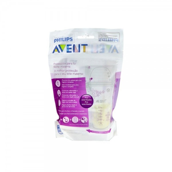 Bolsas Avent Almacenam Leche Materna 25U