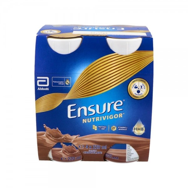 Ensure Nutrivigor Chocolate 4X220 Ml
