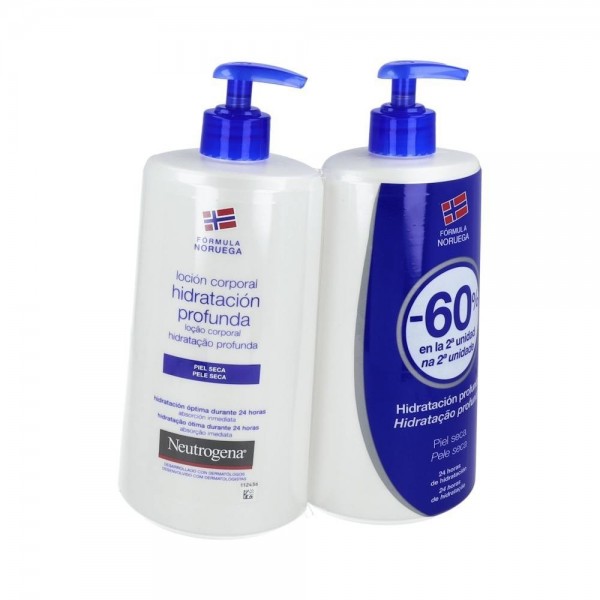 Neutrogena Duplo Loci Corp Azul Seca 750 Ml +60% 2»Ud