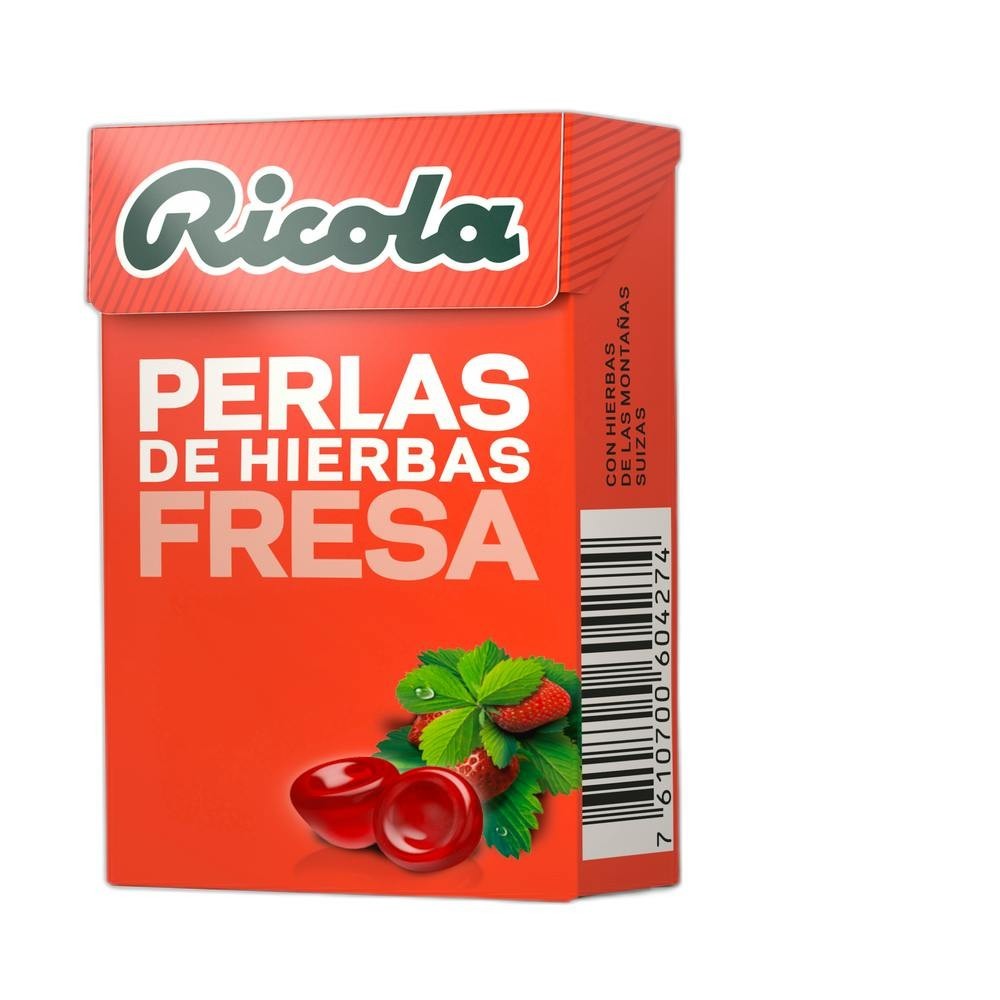 Ricola Perlas S/A Fresa 25 G