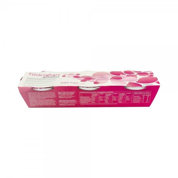 Hidrafan Gelatina Fresa 125 Ml 3 U