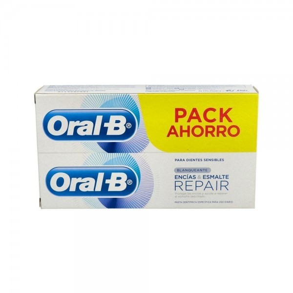 Oral-B Encias Y Esmalte Repair Blanq Pasta Dental Duplo 2X100Ml